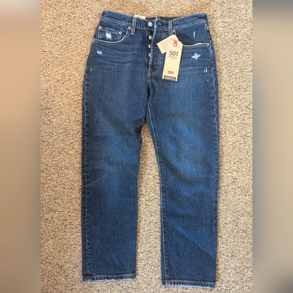 NWT | Levi's Women's Original 501 Cropped Jeans | Size 4